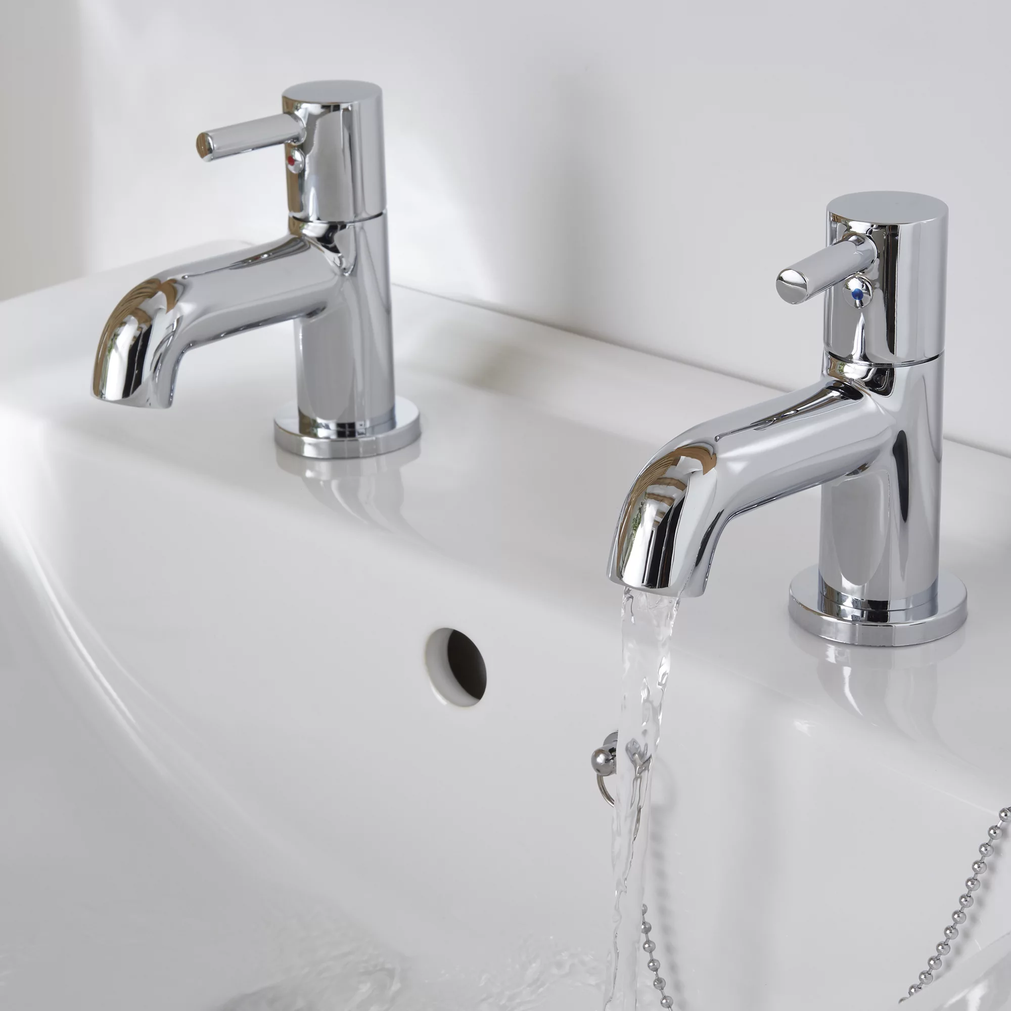 GoodHome Hoffell Contemporary Basin Pillar Tap 6 GoodHome Hoffell Contemporary Basin Pillar Tap - Image 4