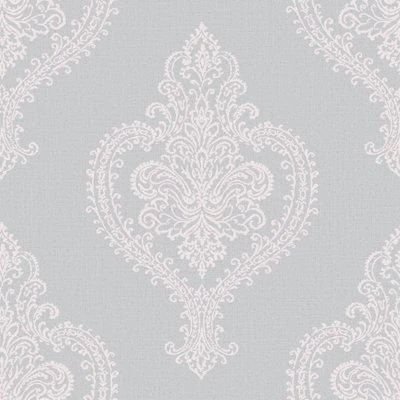GoodHome Horsely Grey Damask Mica Effect Textured Wallpaper 3 GoodHome Horsely Grey Damask Mica Effect Textured Wallpaper