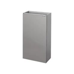 GoodHome Imandra Gloss Anthracite 1 Door Freestanding Bathroom Basin Cloakroom Unit (W)440mm (H)790mm
