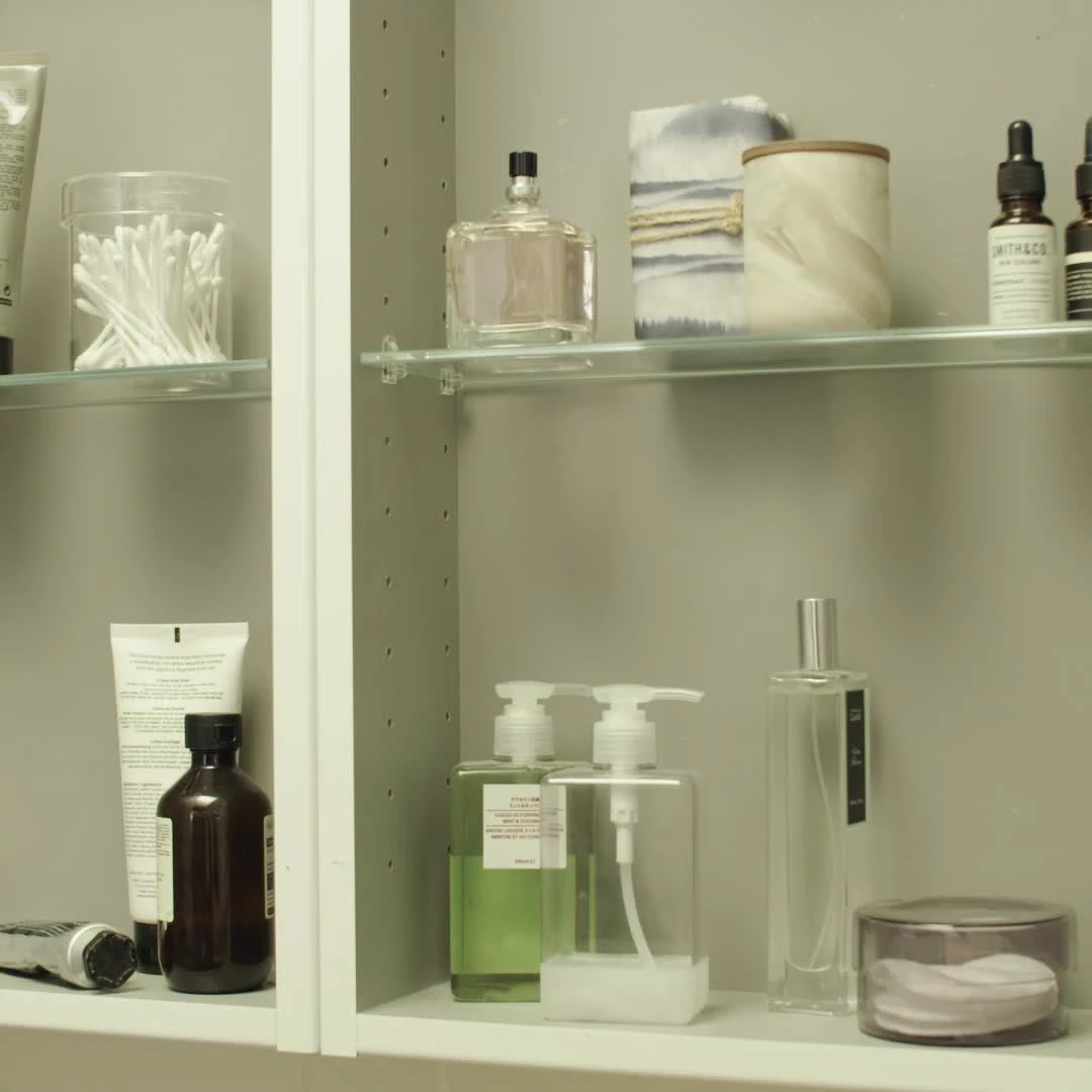 GoodHome Imandra Gloss Anthracite Wall-mounted Bathroom Cabinet (W)600mm (H)900mm 4 GoodHome Imandra Gloss Anthracite Wall-mounted Bathroom Cabinet (W)600mm (H)900mm - Image 2