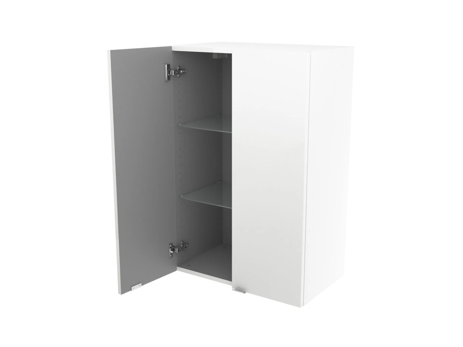 GoodHome Imandra Gloss White Deep Wall Cabinet (W)600mm (H)900mm 6 GoodHome Imandra Gloss White Deep Wall Cabinet (W)600mm (H)900mm - Image 4