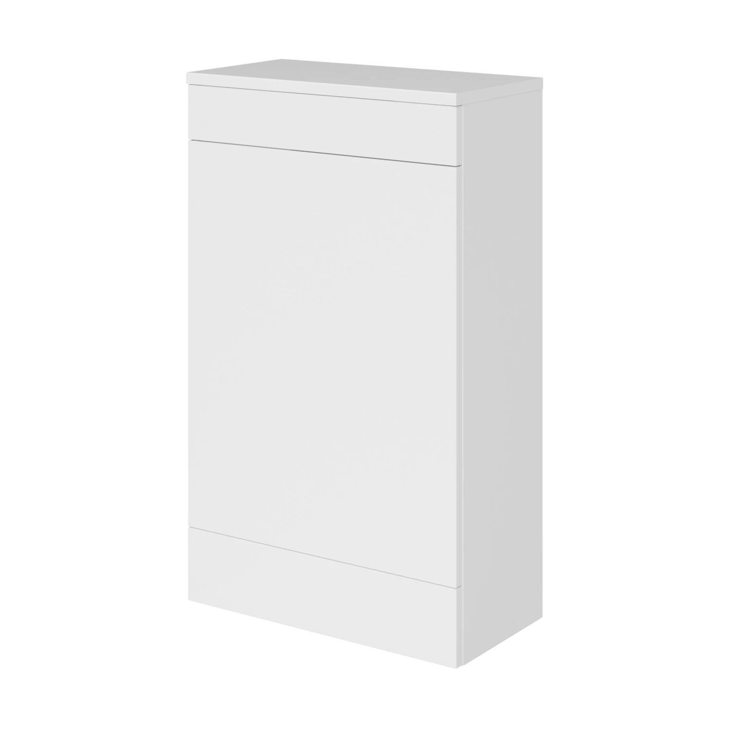 GoodHome Imandra Gloss White Freestanding Toilet Cabinet (W)500mm (H)840mm 3 GoodHome Imandra Gloss White Freestanding Toilet Cabinet (W)500mm (H)840mm