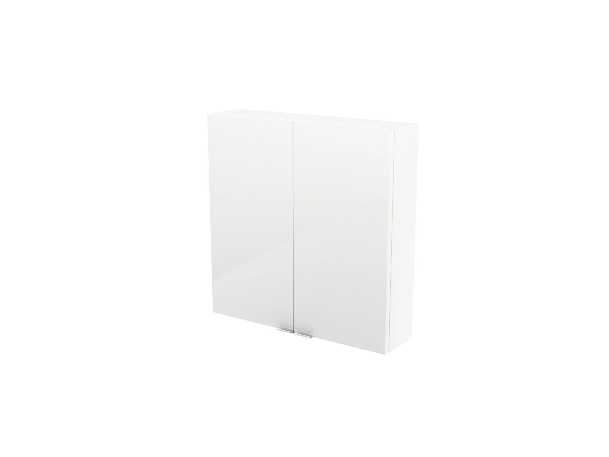 GoodHome Imandra Gloss White Wall Cabinet (W)600mm (H)600mm 3 GoodHome Imandra Gloss White Wall Cabinet (W)600mm (H)600mm