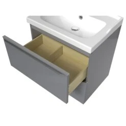 GoodHome Imandra & Lana Grey Freestanding Vanity Unit & Basin Set (W)604mm 13 GoodHome Imandra & Lana Grey Freestanding Vanity Unit & Basin Set (W)604mm -Trade point goodhome imandra lana grey freestanding vanity unit basin set w 604mm3663602312390 04c bq
