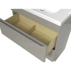 GoodHome Imandra & Lana Taupe Freestanding Vanity Unit & Basin Set (W)804mm -Trade point goodhome imandra lana taupe freestanding vanity unit basin set w 804mm3663602312789 05c bq