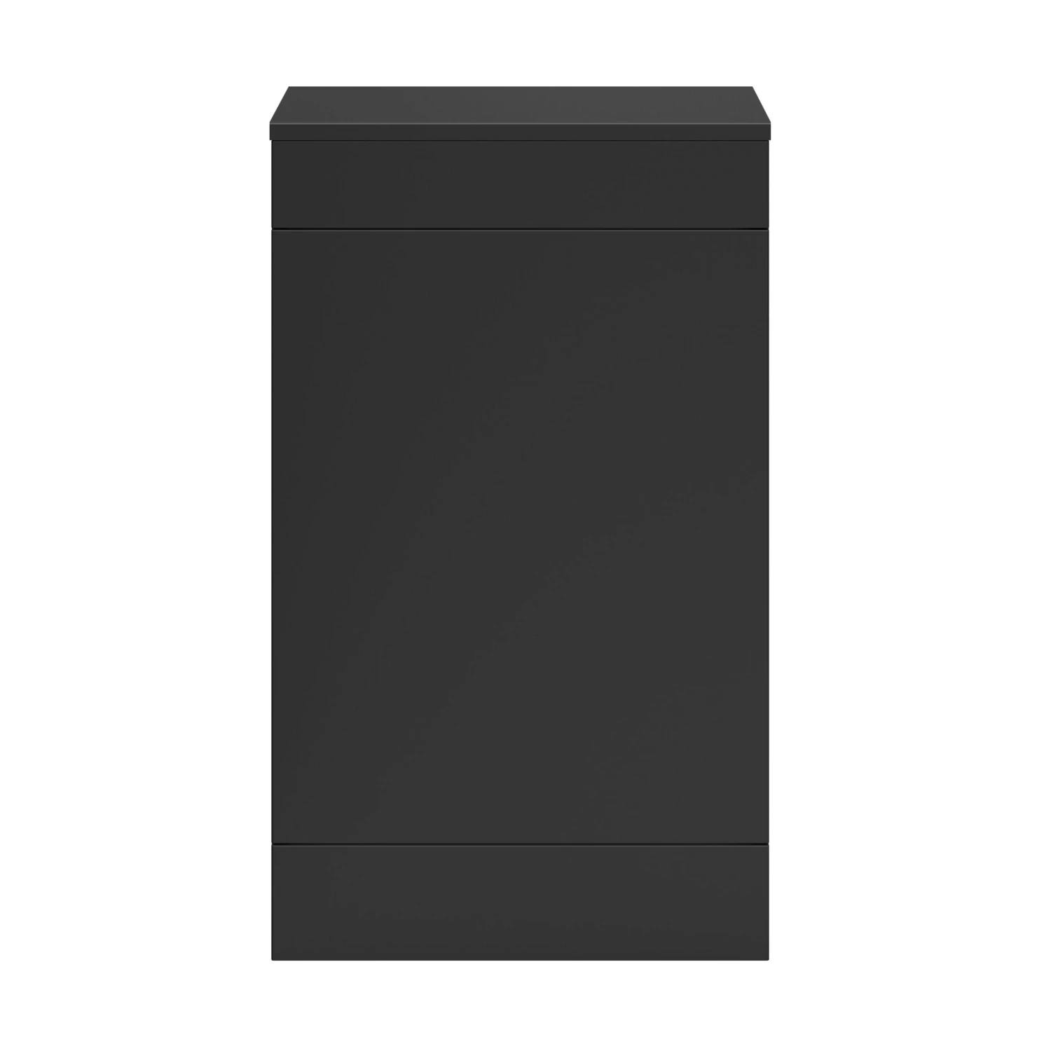 GoodHome Imandra Matt Black Freestanding Toilet Cabinet (W)500mm (H)840mm 5 GoodHome Imandra Matt Black Freestanding Toilet Cabinet (W)500mm (H)840mm - Image 3