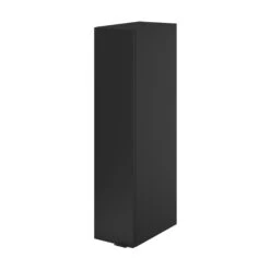 GoodHome Imandra Matt Black Single Deep Cabinet (W)200mm (H)900mm