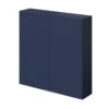 GoodHome Imandra Matt Blue Double Wall Cabinet (W)600mm (H)600mm