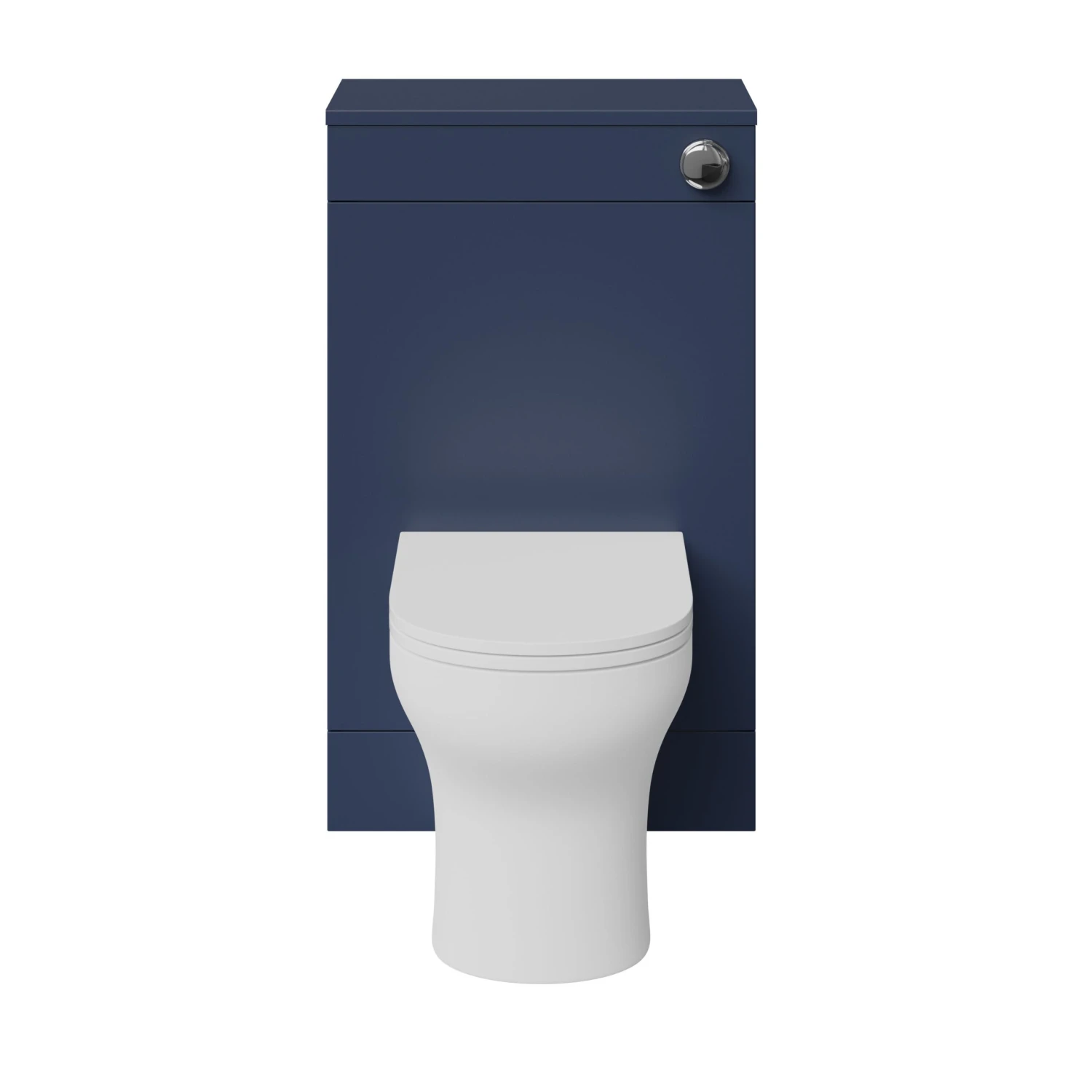 GoodHome Imandra Matt Blue Freestanding Toilet Cabinet (W)500mm (H)840mm 7 GoodHome Imandra Matt Blue Freestanding Toilet Cabinet (W)500mm (H)840mm - Image 5