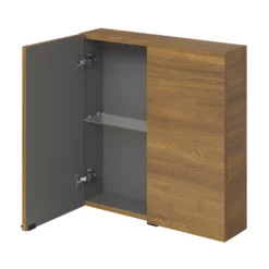GoodHome Imandra Matt Walnut Effect Double Short Wall Cabinet (W)600mm (H)600mm 8 GoodHome Imandra Matt Walnut Effect Double Short Wall Cabinet (W)600mm (H)600mm -Trade point goodhome imandra matt walnut effect double short wall cabinet w 600mm h 600mm5059340393308 03c