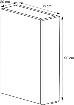 GoodHome Imandra Matt Walnut Effect Single Deep Wall Cabinet (W)200mm (H)900mm 9 GoodHome Imandra Matt Walnut Effect Single Deep Wall Cabinet (W)200mm (H)900mm -Trade point goodhome imandra matt walnut effect single deep wall cabinet w 200mm h 900mm5059340394022 01t