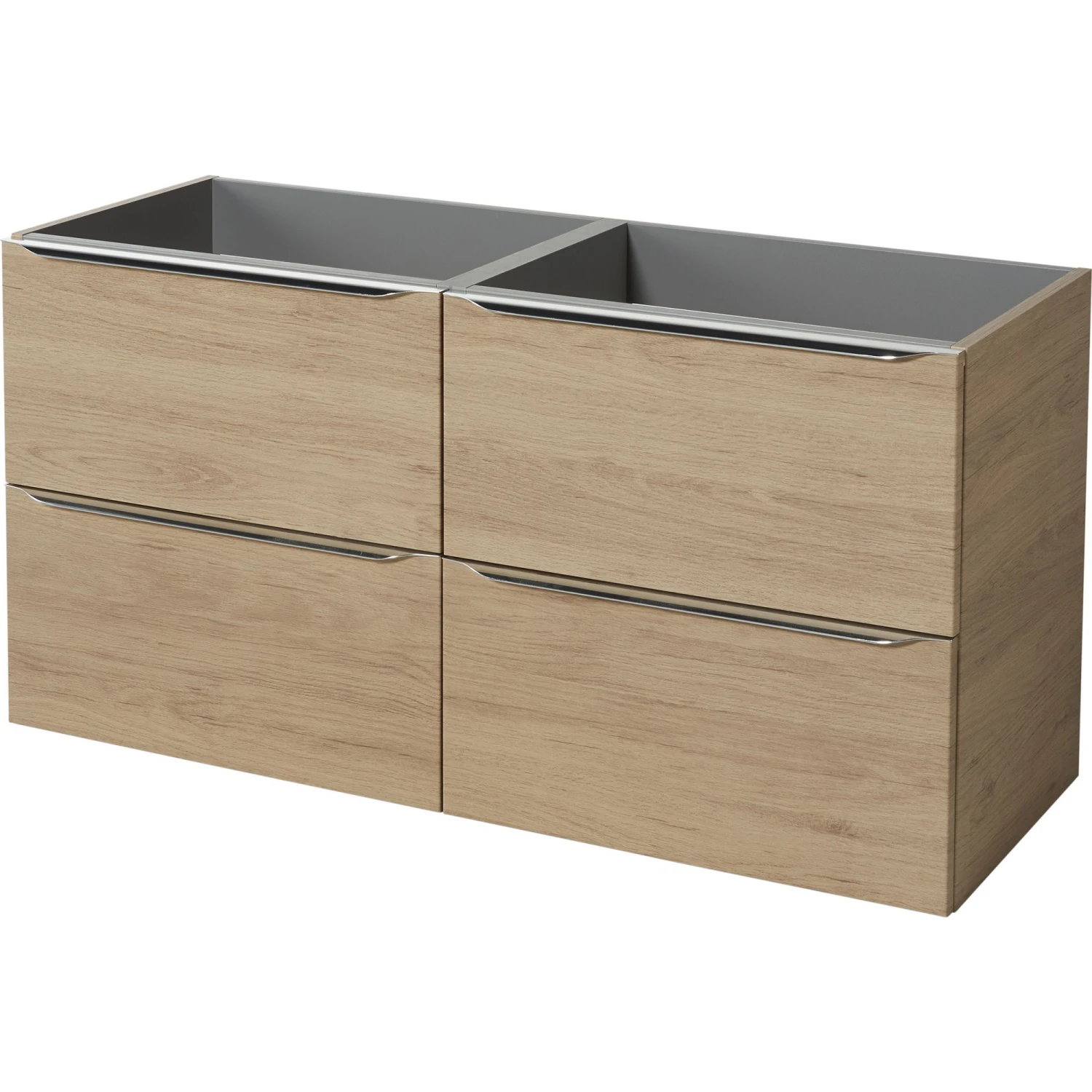 GoodHome Imandra & Mila Oak Effect Wall-mounted Vanity Unit & Basin Set (W)1204mm 7 GoodHome Imandra & Mila Oak Effect Wall-mounted Vanity Unit & Basin Set (W)1204mm - Image 5