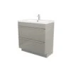 GoodHome Imandra & Mila Taupe Freestanding Vanity Unit & Basin Set (W)804mm 1 GoodHome Imandra & Mila Taupe Freestanding Vanity Unit & Basin Set (W)804mm -Trade point goodhome imandra mila taupe freestanding vanity unit basin set w 804mm3663602312796 01c bq