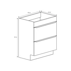 GoodHome Imandra & Nira Grey Freestanding Vanity Unit & Basin Set (W)604mm 13 GoodHome Imandra & Nira Grey Freestanding Vanity Unit & Basin Set (W)604mm -Trade point goodhome imandra nira grey freestanding vanity unit basin set w 604mm3663602312604 01t bq