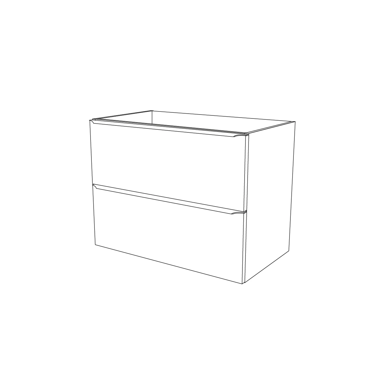 GoodHome Imandra & Nira Grey Wall-mounted Vanity Unit & Basin Set (W)804mm 10 GoodHome Imandra & Nira Grey Wall-mounted Vanity Unit & Basin Set (W)804mm - Image 8