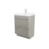 GoodHome Imandra & Nira Taupe Freestanding Vanity Unit & Basin Set (W)604mm 2 GoodHome Imandra & Nira Taupe Freestanding Vanity Unit & Basin Set (W)604mm -Trade point goodhome imandra nira taupe freestanding vanity unit basin set w 604mm3663602312673 03c bq