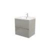GoodHome Imandra & Nira Taupe Wall-mounted Vanity Unit & Basin Set (W)604mm 2 GoodHome Imandra & Nira Taupe Wall-mounted Vanity Unit & Basin Set (W)604mm -Trade point goodhome imandra nira taupe wall mounted vanity unit basin set w 604mm3663602313250 03c bq