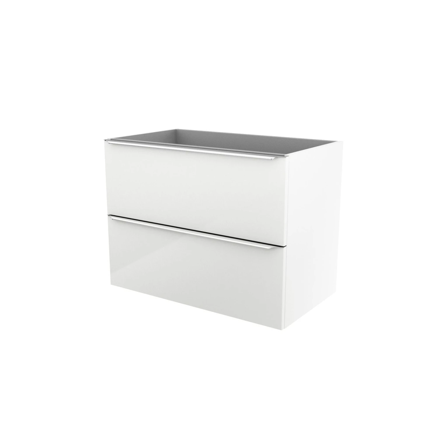GoodHome Imandra & Nira White Wall-mounted Vanity Unit & Basin Set (W)804mm 5 GoodHome Imandra & Nira White Wall-mounted Vanity Unit & Basin Set (W)804mm - Image 3