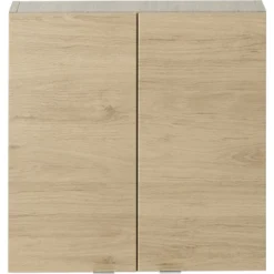 GoodHome Imandra Oak Effect Double Wall Cabinet (W)600mm (H)600mm 14 GoodHome Imandra Oak Effect Double Wall Cabinet (W)600mm (H)600mm -Trade point goodhome imandra oak effect double wall cabinet w 600mm h 600mm3663602526865 02bq