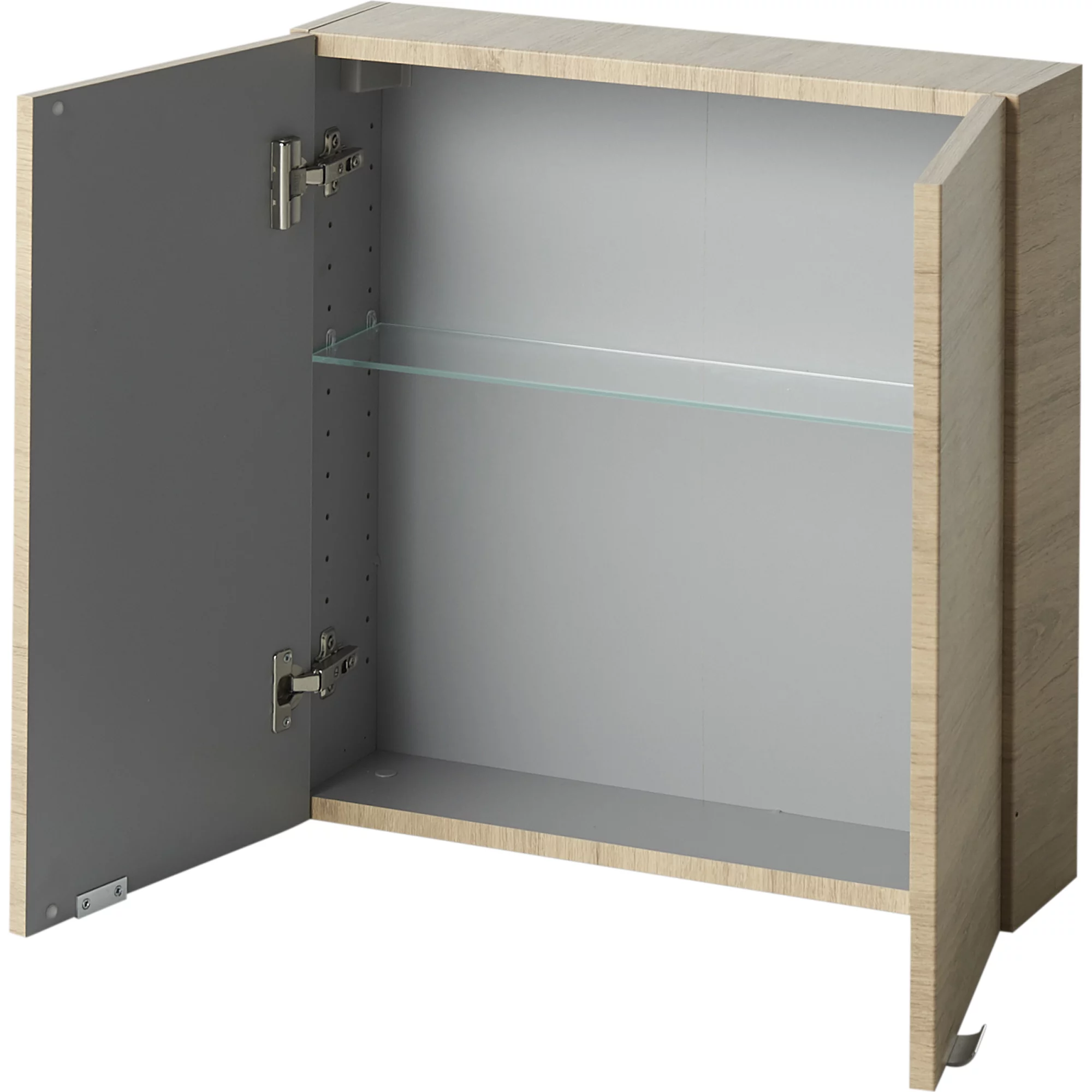 GoodHome Imandra Oak Effect Double Wall Cabinet (W)600mm (H)600mm 6 GoodHome Imandra Oak Effect Double Wall Cabinet (W)600mm (H)600mm - Image 4