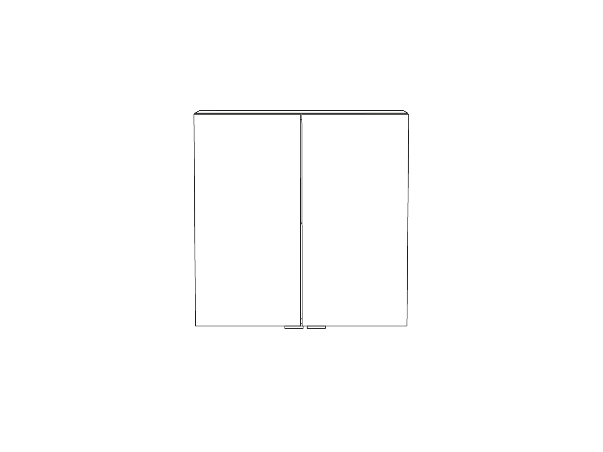 GoodHome Imandra Oak Effect Double Wall Cabinet (W)600mm (H)600mm 9 GoodHome Imandra Oak Effect Double Wall Cabinet (W)600mm (H)600mm - Image 7