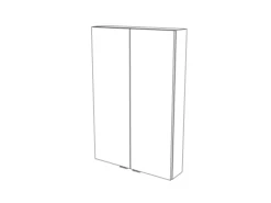 GoodHome Imandra Oak Effect Double Wall Cabinet (W)600mm (H)900mm -Trade point goodhome imandra oak effect double wall cabinet w 600mm h 900mm3663602526810 01t