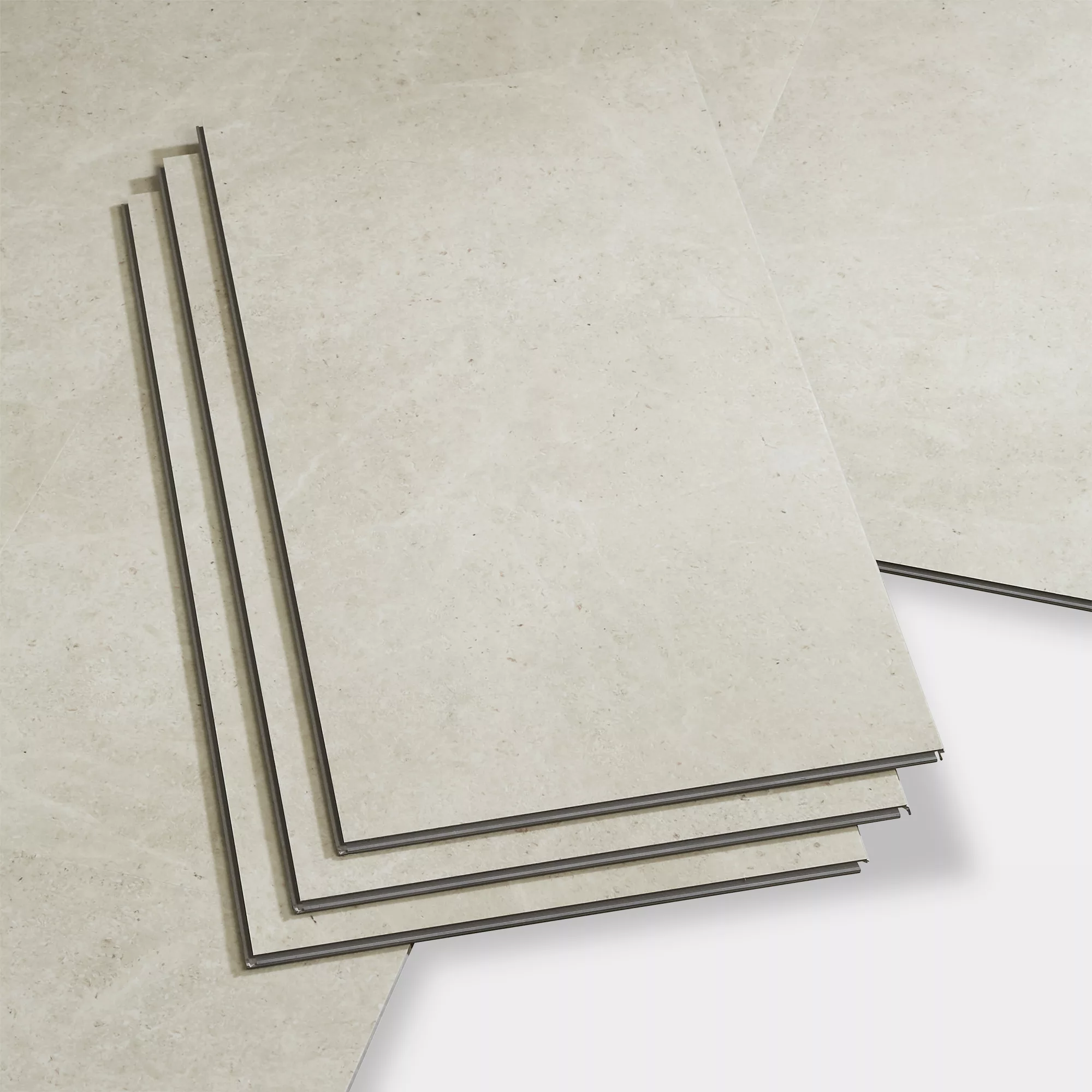 GoodHome Jazy Ivory Tile Effect Vinyl Tile Pack Of 10 3 GoodHome Jazy Ivory Tile Effect Vinyl Tile Pack Of 10