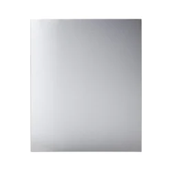 GoodHome Kasei Polished Brushed Effect Stainless Steel Splashback, (H)800mm (W)600mm (T)10mm