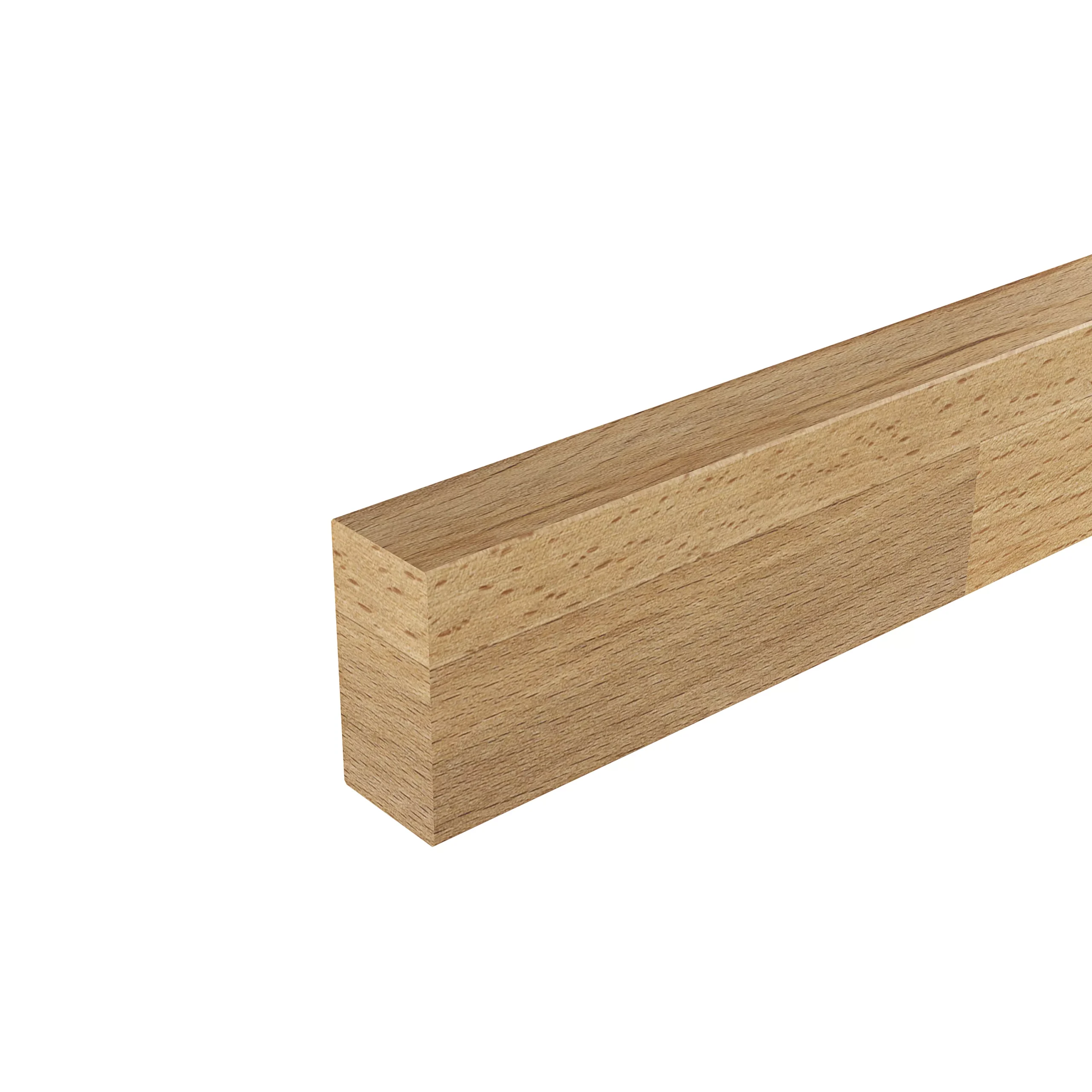 GoodHome Kava Natural Beech Effect Solid Beech Upstand (L)3000mm 4 GoodHome Kava Natural Beech Effect Solid Beech Upstand (L)3000mm - Image 2