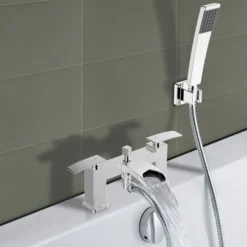 GoodHome Kellan Bath Shower Mixer Tap 11 GoodHome Kellan Bath Shower Mixer Tap -Trade point goodhome kellan bath shower mixer tap3663602665359 04bq