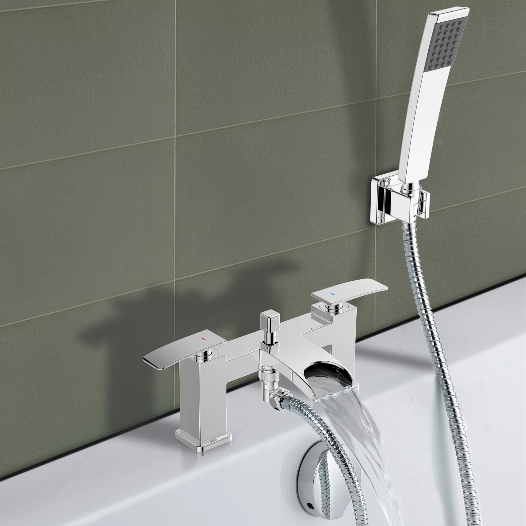 GoodHome Kellan Bath Shower Mixer Tap 6 GoodHome Kellan Bath Shower Mixer Tap - Image 4