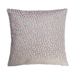 GoodHome Kenton Pink Spotty Indoor Cushion (L)45cm X (W)45cm