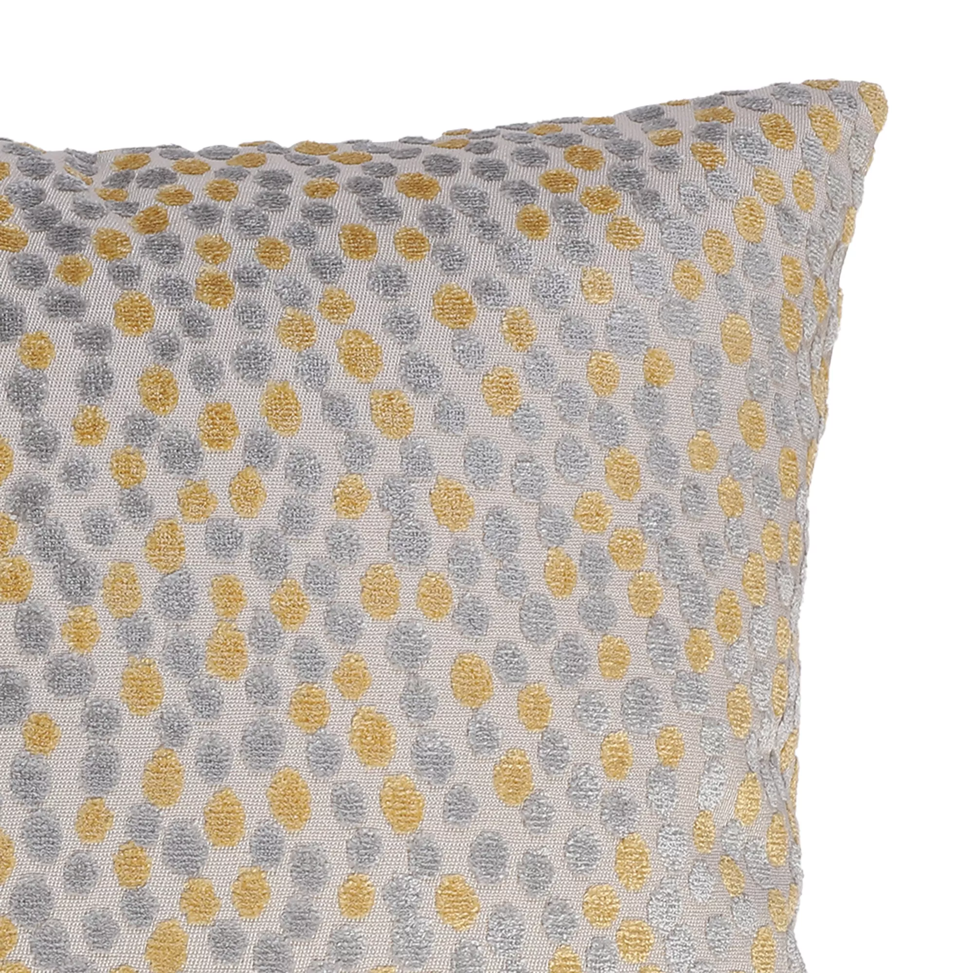 GoodHome Kenton Yellow Spotty Indoor Cushion (L)45cm X (W)45cm 5 GoodHome Kenton Yellow Spotty Indoor Cushion (L)45cm X (W)45cm - Image 3