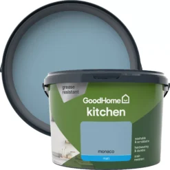 GoodHome Kitchen Monaco Matt Emulsion Paint, 2.5L