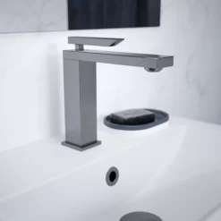 GoodHome Kolima Chrome Medium Square Deck-mounted Manual Basin Mono Mixer Tap 18 GoodHome Kolima Chrome Medium Square Deck-mounted Manual Basin Mono Mixer Tap -Trade point goodhome kolima chrome medium square deck mounted manual basin mono mixer tap5059340582818 01i