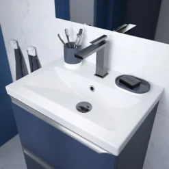 GoodHome Kolima Titanium Medium Square Deck-mounted Manual Basin Mono Mixer Tap 13 GoodHome Kolima Titanium Medium Square Deck-mounted Manual Basin Mono Mixer Tap -Trade point goodhome kolima titanium medium square deck mounted manual basin mono mixer tap5059340391861 01i