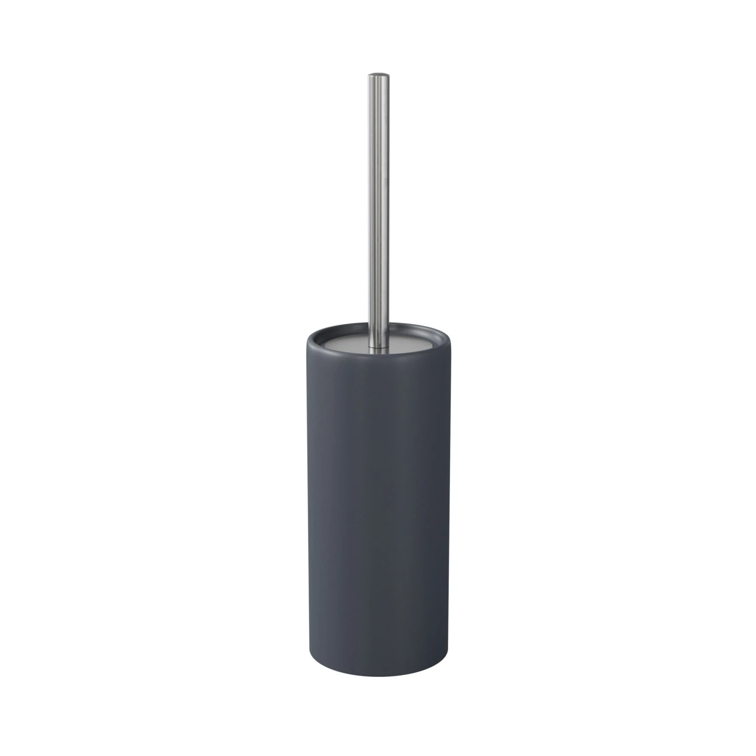 GoodHome Koros Midnight Blue Ceramic, Polypropylene (PP) & Stainless Steel Toilet Brush & Holder 3 GoodHome Koros Midnight Blue Ceramic, Polypropylene (PP) & Stainless Steel Toilet Brush & Holder