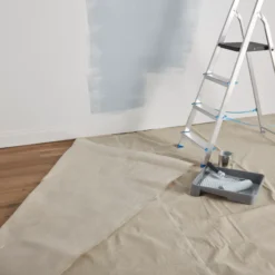 GoodHome Laminated Cotton Dust Sheet, (L)4m, (W)3m 13 GoodHome Laminated Cotton Dust Sheet, (L)4m, (W)3m -Trade point goodhome laminated cotton dust sheet l 4m w 3m5057741307412 21i