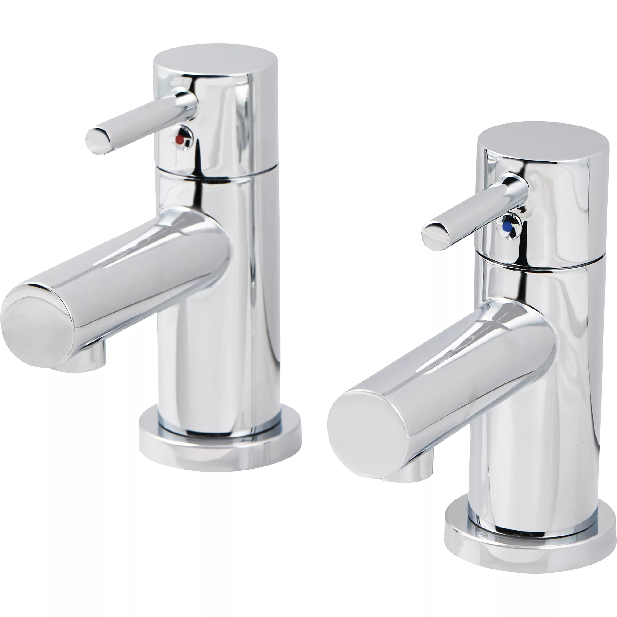 GoodHome Lazu Contemporary Basin Pillar Tap 3 GoodHome Lazu Contemporary Basin Pillar Tap