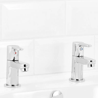 GoodHome Lecci Contemporary Basin Pillar Tap 5 GoodHome Lecci Contemporary Basin Pillar Tap - Image 3