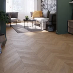 GoodHome Leyton Honey Wood Effect Laminate Flooring, 1.72m²