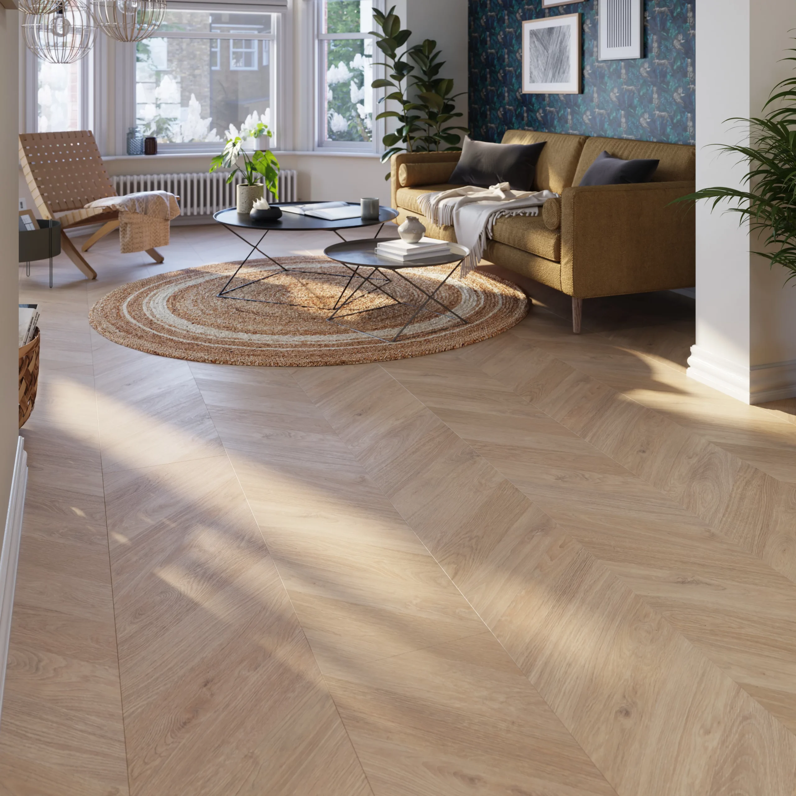 GoodHome Leyton Natural Wood Effect Laminate Flooring, 1.72m² 3 GoodHome Leyton Natural Wood Effect Laminate Flooring, 1.72m²