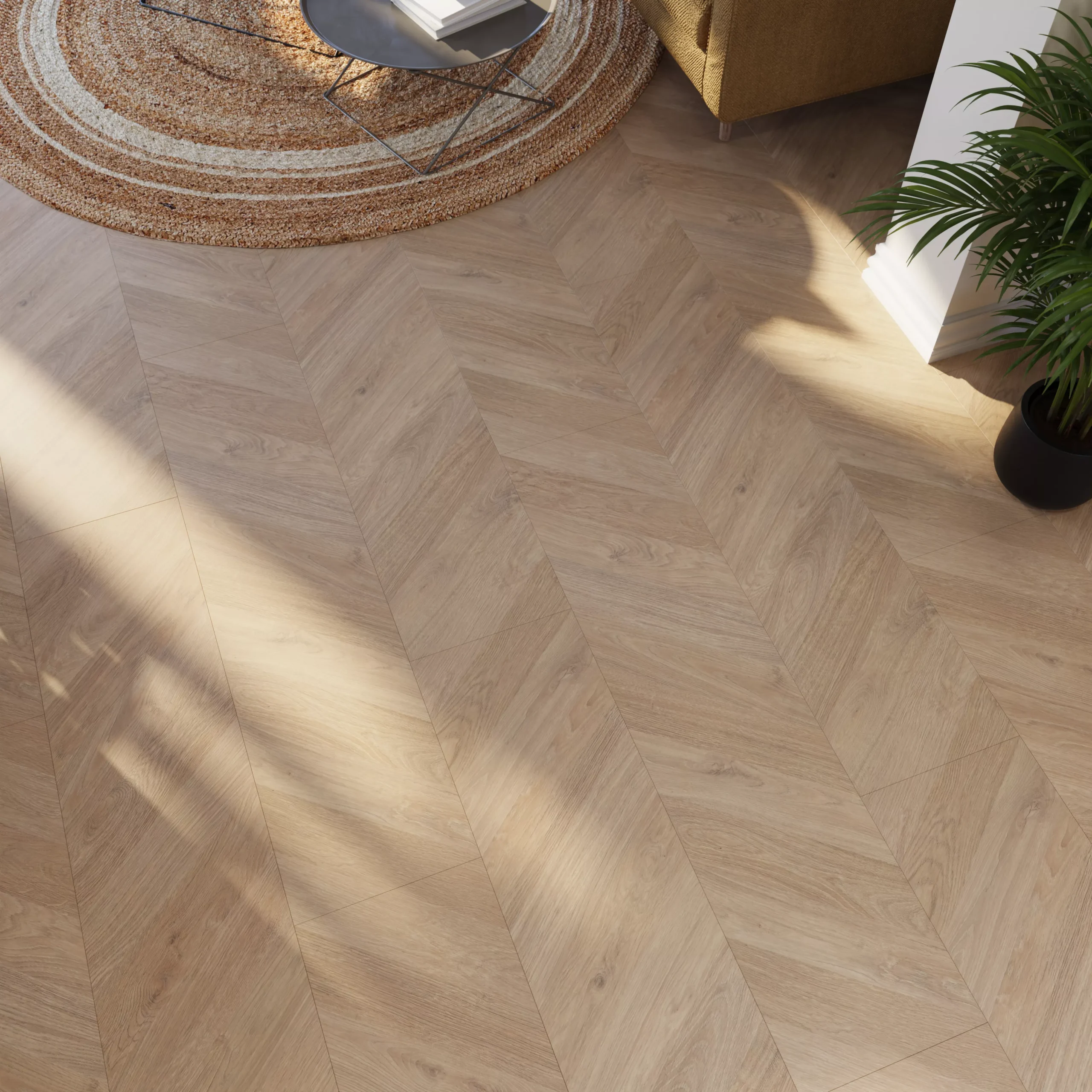 GoodHome Leyton Natural Wood Effect Laminate Flooring, 1.72m² 9 GoodHome Leyton Natural Wood Effect Laminate Flooring, 1.72m² - Image 7