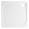 GoodHome Limski Rectangular Shower Tray (L)900mm (W)900mm (H)28mm -Trade point goodhome limski rectangular shower tray l 900mm w 900mm h 28mm3663602943709 02bq