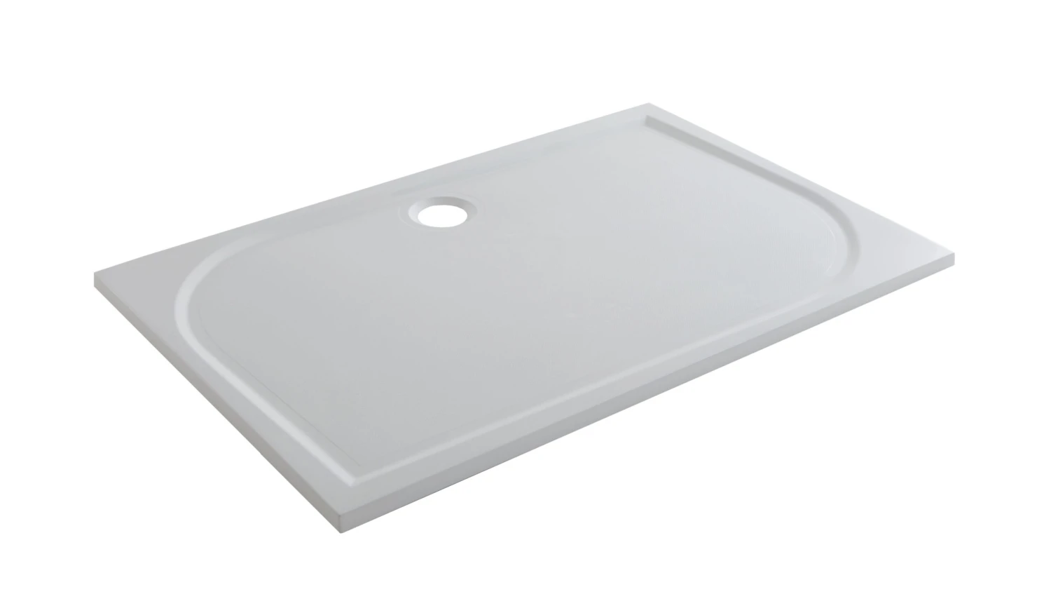 GoodHome Limsky Rectangular Shower Tray (L)700mm (W)1400mm (H)28mm 4 GoodHome Limsky Rectangular Shower Tray (L)700mm (W)1400mm (H)28mm - Image 2