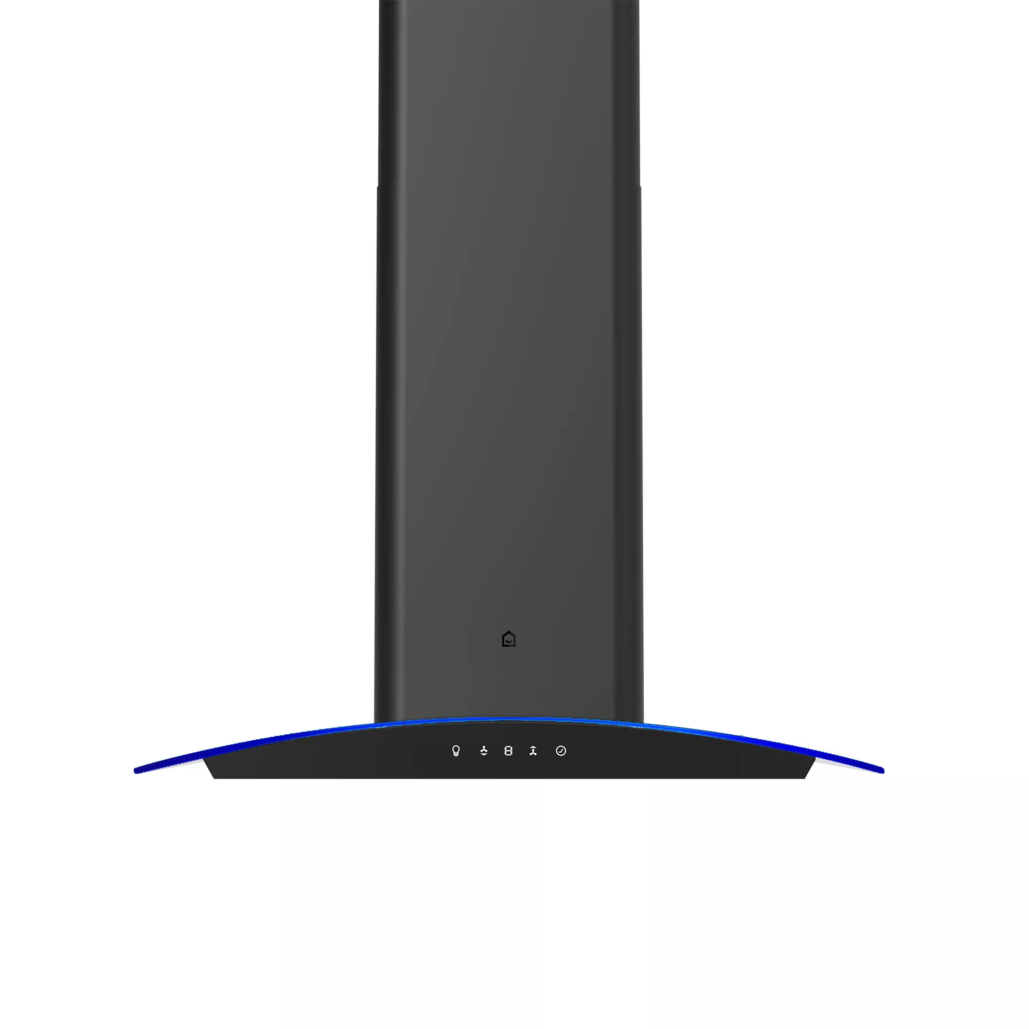 GoodHome LinkSense GHCG60LKBL Black Steel & Glass Curved Cooker Hood (W)59.8cm - Black 5 GoodHome LinkSense GHCG60LKBL Black Steel & Glass Curved Cooker Hood (W)59.8cm - Black - Image 3