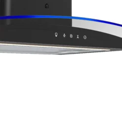 GoodHome LinkSense GHCG60LKBL Black Steel & Glass Curved Cooker Hood (W)59.8cm - Black 15 GoodHome LinkSense GHCG60LKBL Black Steel & Glass Curved Cooker Hood (W)59.8cm - Black -Trade point goodhome linksense ghcg60lkbl black steel glass curved cooker hood w 59 8cm black5059340446059 36c