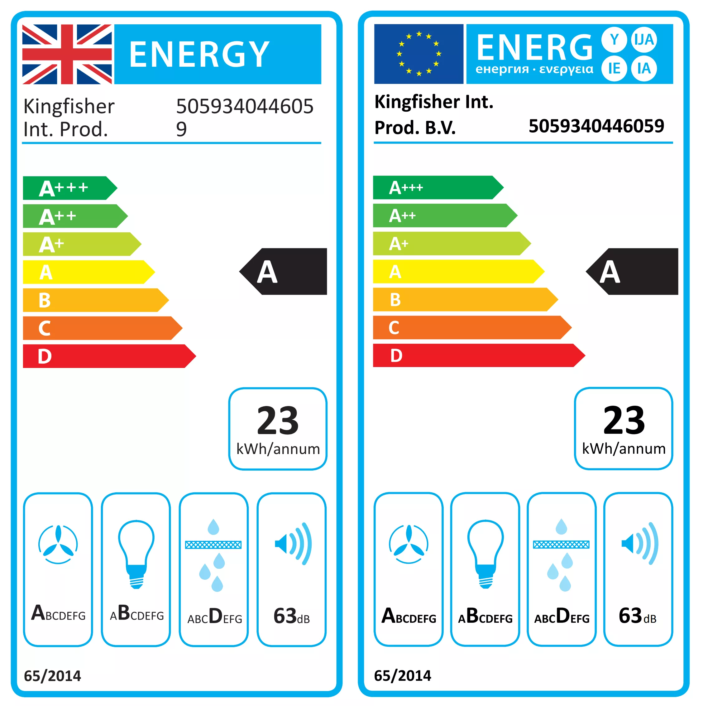 GoodHome LinkSense GHCG60LKBL Black Steel & Glass Curved Cooker Hood (W)59.8cm - Black 12 GoodHome LinkSense GHCG60LKBL Black Steel & Glass Curved Cooker Hood (W)59.8cm - Black - Image 10