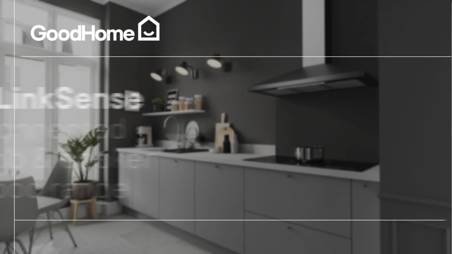 GoodHome LinkSense GHCG60LKBL Black Steel & Glass Curved Cooker Hood (W)59.8cm - Black 4 GoodHome LinkSense GHCG60LKBL Black Steel & Glass Curved Cooker Hood (W)59.8cm - Black - Image 2