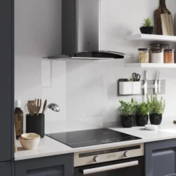 GoodHome LinkSense GHCG60LKSS Glass Curved Cooker Hood (W)59.8cm -Trade point goodhome linksense ghcg60lkss glass curved cooker hood w 59 8cm5059340446097 01i